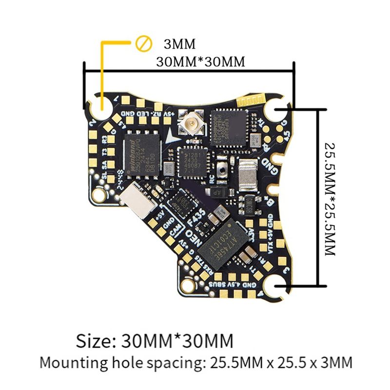 FBIL-F435 NEO 1S AIO Vluchtcon - 4 In 1 Esc recensie en prijs