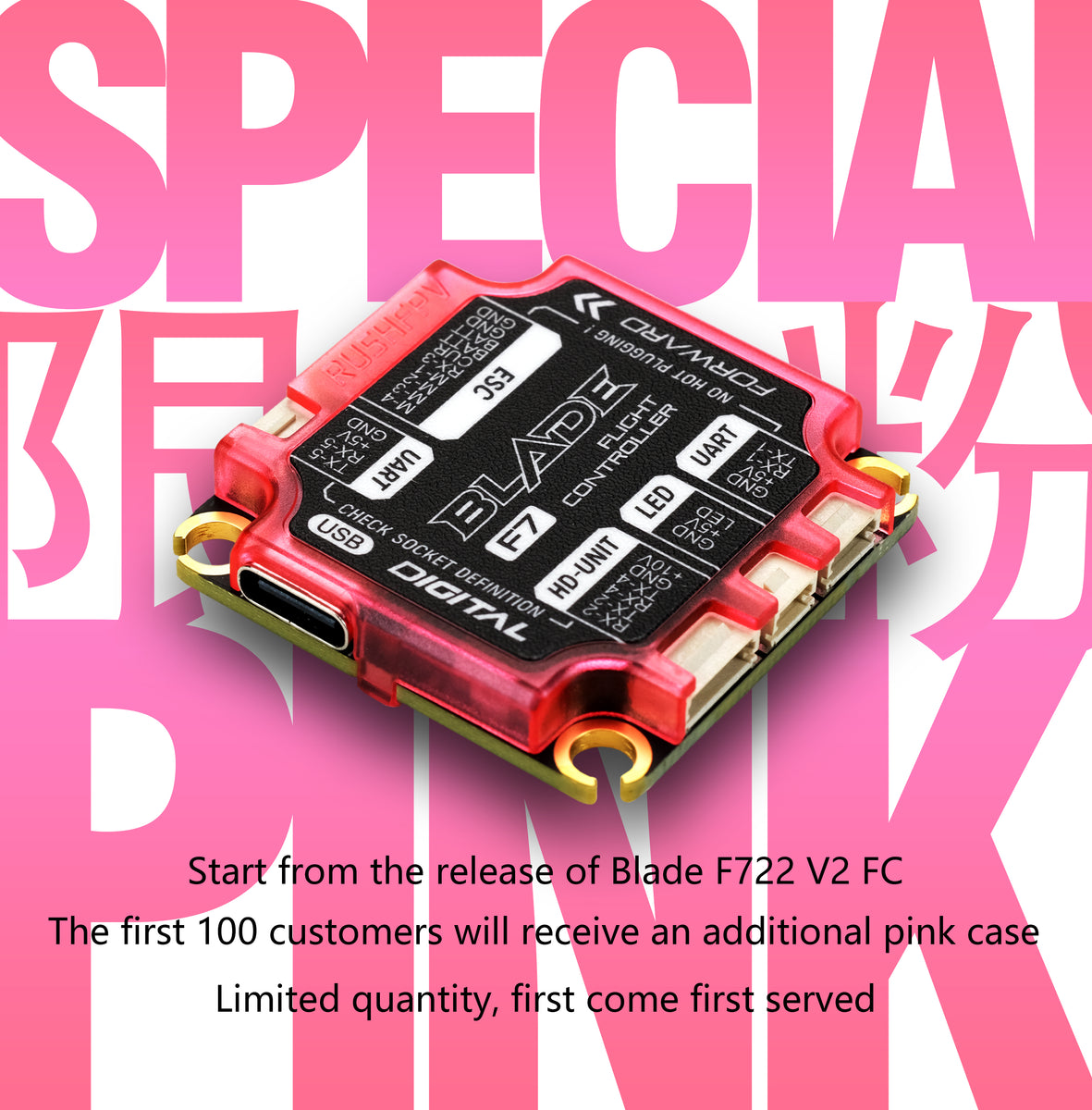 RUSH BLADE F722 V2 Analoge Fli - Flight Controller recensie en prijs
