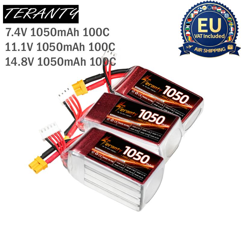 2PCS 1050mAh 2S 3S 4S RC Lipo  - Lipo Battery 4S recensie en prijs