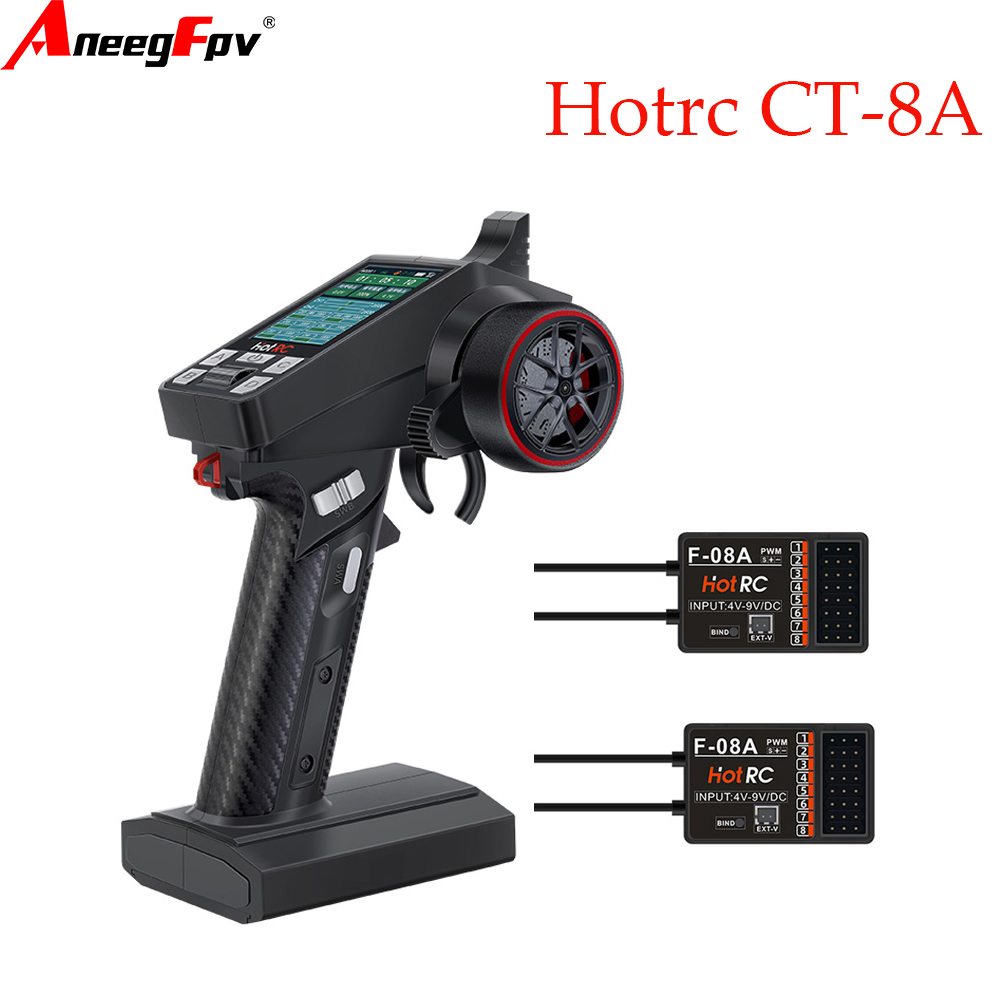 HOTRC CT-8A 8-kanaals Smart RC - Radio Transmitter 2.4Ghz recensie en prijs