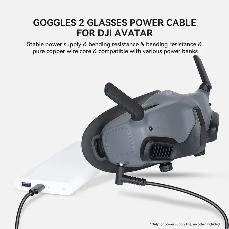Oplaadkabel Type-C poort met P - Dji Goggles recensie en prijs